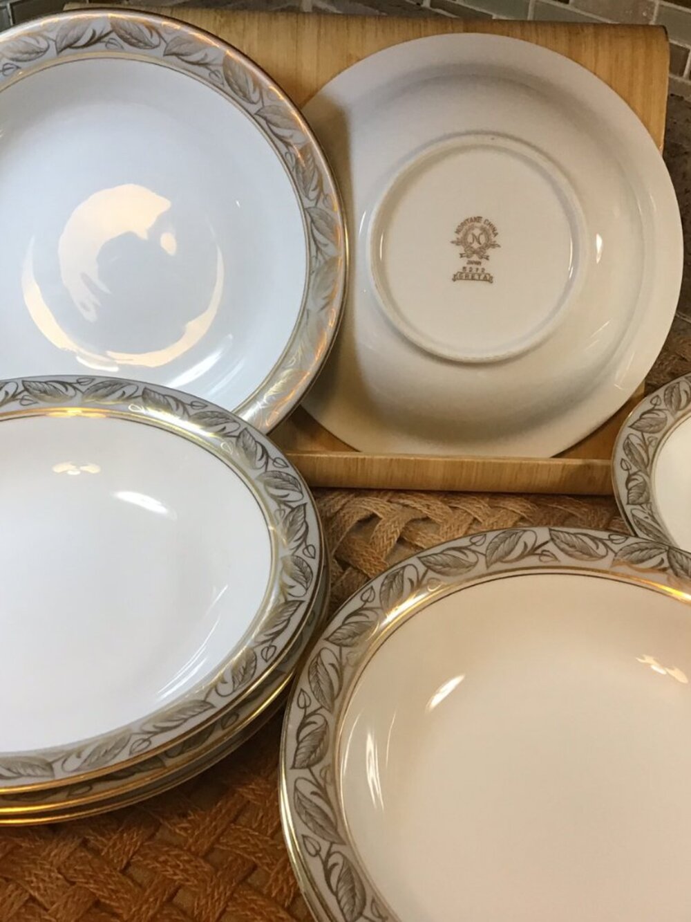 VTG Noritake Salad bowl 5272 Greta made in Japan set of 8